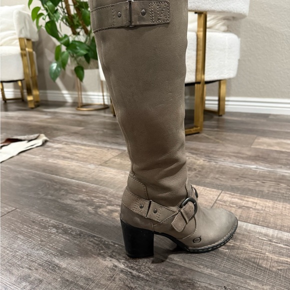 Born Shoes - Born Taupe Heeled Boots